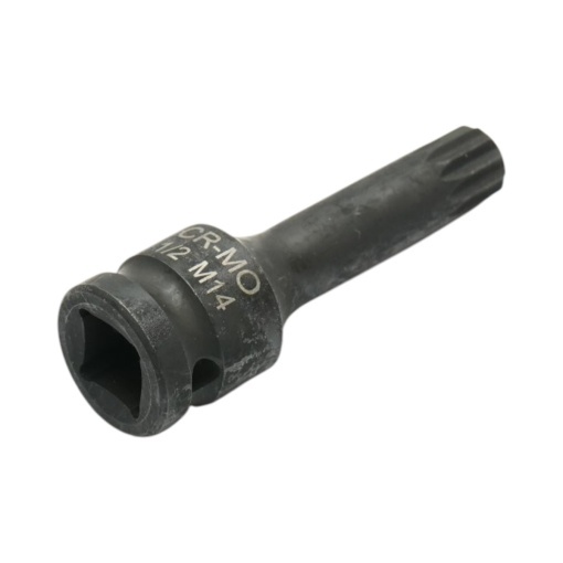 Cheie tubulara de impact bit spline M14, 78mm, patrat 1/2 inch Cr-Mo Breckner Germany - Img 5
