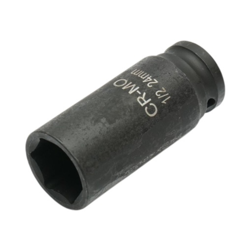 Cheie tubulara de impact lunga 24mm, 78mm, patrat 1/2 inch Cr-Mo Breckner Germany - Img 2
