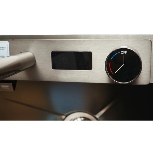 Chiuveta bucatarie multifunctionala din otel inoxidabil cu doua baterii, afisaj digital temperatura, functie cascada, dozator sapun, scurgator, tava, tocator si accesorii scurgere incluse, dimensiune 75x46x23.5cm - Img 10