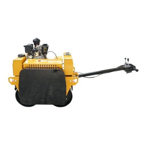 Cilindru compactor 550kg cu tamburi 2x600mm si motor diesel 6CP, CF178, pornire elctrica sau manuala - Img 3