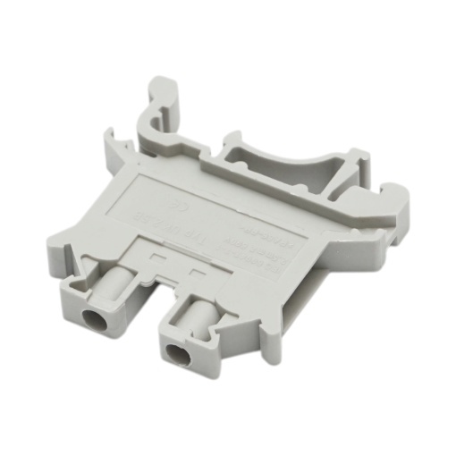 Clema de sir pe sina DIN 2.5mm² 24A 690V gri UK2.5B Longroad - Img 2