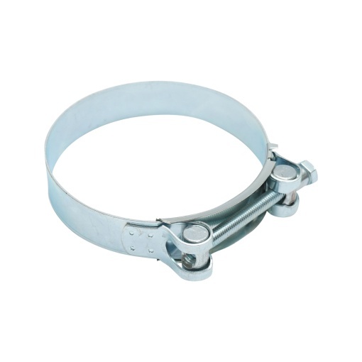 Colier forta, clema metalica zincata cu surub W1 pentru furtunuri 104-112mm Breckner Germany - Img 4