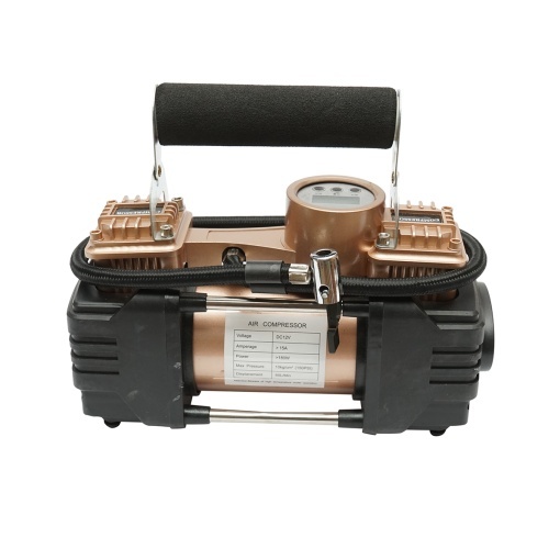 Compresor aer umflat roti 12V 180W, 150PSI, 45l/min, cablu 3m, kit pentru pana auto Breckner Germany - Img 7