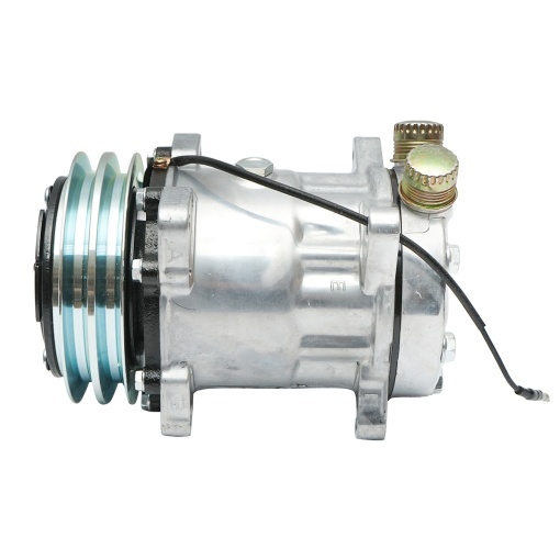 Compresor clima A/C pentru Ford, New Holland, Case IH cod OEM: 47132887, 5165548 Breckner Germany - Img 2