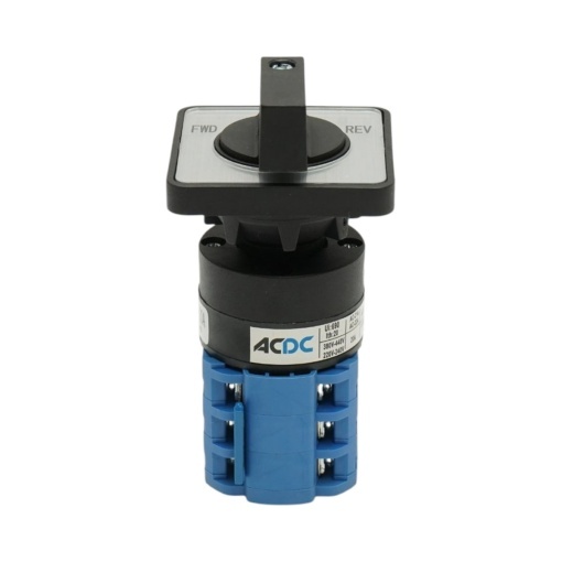 Comutator rotativ cu came 20A, 220V, 3 pozitii FWD-OFF-REV inversare sens rotatie motor electric monofazat Longroad - Img 3