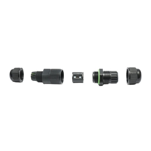 Conector cablu electric M18, 3P, 10A/250V IP67 Leader - Img 3