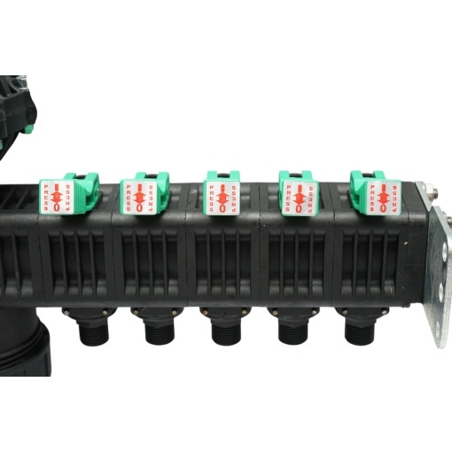 Distribuitor erbicidator cu 5 cai, filtru si manometru cu glicerina 25 bar - Img 5
