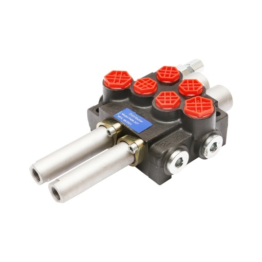 Distribuitor hidraulic 40L/min 300 bar P40 pentru cablu joystick cu 2 circuite Breckner Germany - Img 2