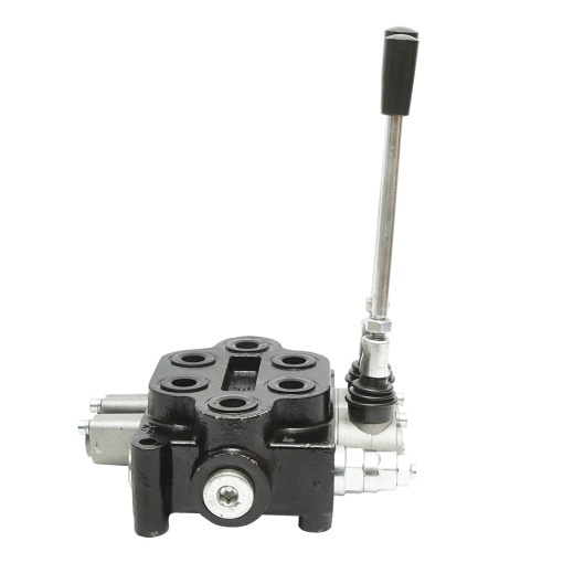 Distribuitor hidraulic cu 2 manete 150 Bar, debit 80L/min M22x1.5mm pentru Tractor Forestier si Graifer - Img 2
