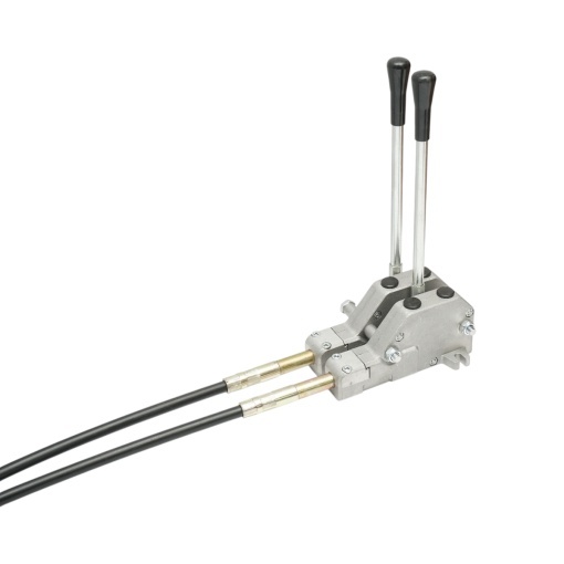 Distribuitor hidraulic cu 2 manete, lungime cablu 2m, presiune 250 bar, debit 80L/min Breckner Germany - Img 6