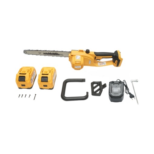 Drujba electrica profesionala 1060W cu 2 acumulatori 21V, 6Ah Li-ion, motor brushless, lama 12 inch (300mm) Breckner Germany - Img 3