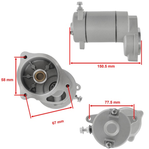 Electromotor Atv Polaris 250-400cc - Img 4