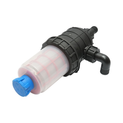 Filtru erbicidator transparent cu 2 site si valva autocuratare, racord 32mm - Img 5