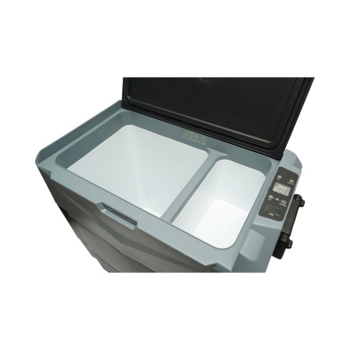 Frigider auto 55L cu compresor 12V-24V-220V, 60W, afisaj LCD, zona dubla de racire, USB 630x390x590mm - Img 10