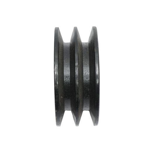 Fulie 2 caneluri pentru motor ax cu pana 25mm, motor 13 CP - Img 3