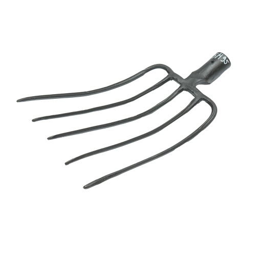 Furca metal Elvetiana cu 5 coarne (fara maner) - Img 4