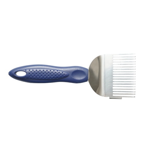 Furculita apicola pentru descapacit din inox cu maner plastic 190mm - Img 3
