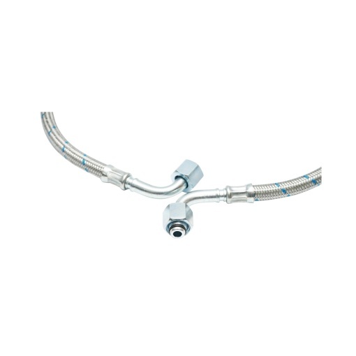 Furtun hidraulic 800mm (750mm), grosime 10mm pentru troliu Tractor Forestier - Img 3