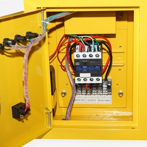 Generator electric cu ATS 7kW, 220V, motor pe benzina 18CP, pornire electrica/manuala Breckner Germany - Img 8