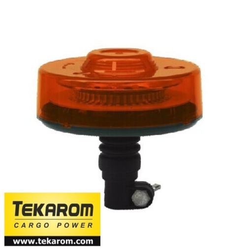Girofar auto cu efect stroboscopic 12V/24V orange cu 40 LED-uri (necesita suport tubular) - Img 2