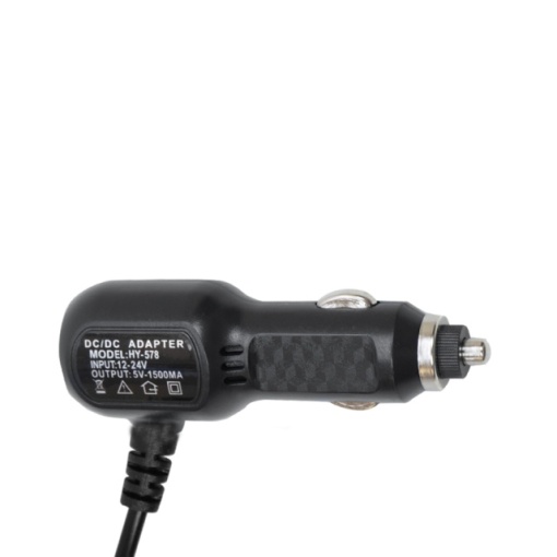 Incarcator auto PNI cu mufa mini USB 12V/24V - 5V 1.5A, pentru DVR auto, lungime cablu 3.5m - Img 3