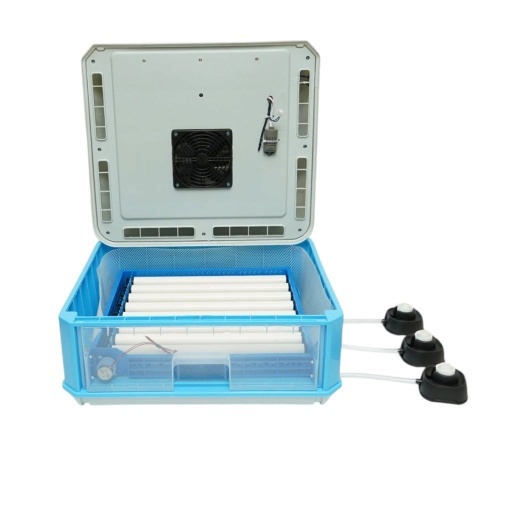 Incubator automat 36 oua 35W, 12V-220V, rotire automata, ovoscop LED, control temperatura, umiditate, afisaj digital, alarma - Img 7