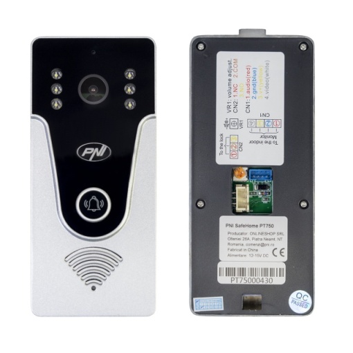 Interfon video inteligent PNI SafeHome PT750 WiFi HD, P2P, monitor interior, aplicatie dedicata Tuya Smart, integrare in scenarii si automatizari smart cu alte produse compatibile Tuya - Img 5