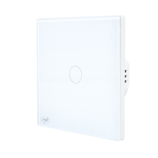 Intrerupator inteligent cu touch PNI SafeHome PT101L WiFi, 600W, control prin aplicatia Tuya Smart, compatibil cu Alexa si Google Assistant - Live Wire, fara nul - Img 7