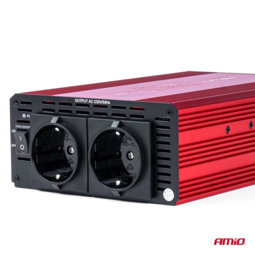 Invertor tensiune 1000W/2000W 3x230V 12V iesire 230V - Img 2