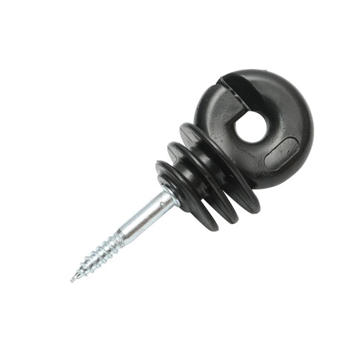 Izolator inelar Easy Drill negru fi 5.9mm 90x40 mm gard electric Breckner Germany - Img 2