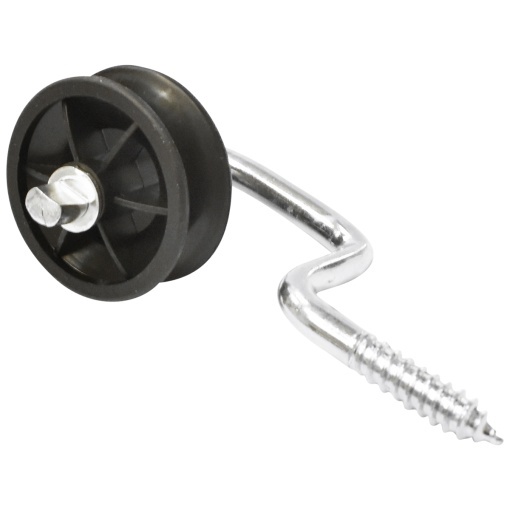Izolator negru cu fanta fi 6.9mm 107x54mm gard electric Thor - Img 2