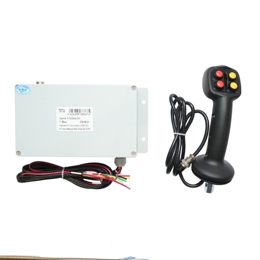Joystick electric 4 butoane cu modul de comanda 24V - Img 2