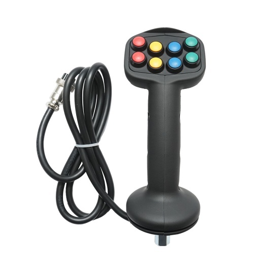 Joystick electric 8 butoane cu modul de comanda 24V - Img 4