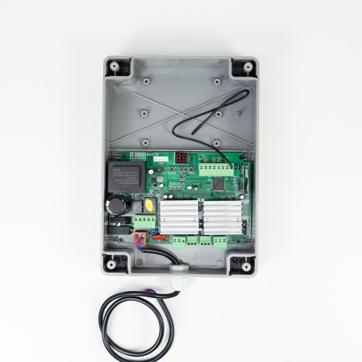Kit automatizare porti batante PNI MAB500S cu 2 motoare, telecomenzi si panou de control, greutate porti max. 500 Kg, cu limitator de cursa - Img 7