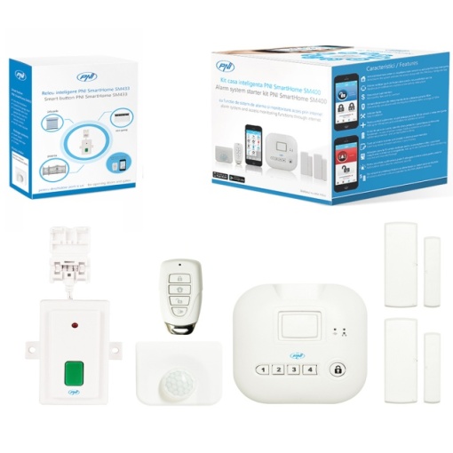 Kit casa inteligenta PNI SmartHome SM400 + Releu inteligent PNI SmartHome SM433 pentru deschidere porti si usi - Img 3