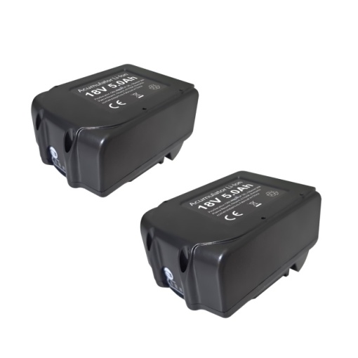 Kit incarcator dublu cu acumulatori PNI DCH218, cu doua porturi USB, include 2 acumulatori 18V 5Ah - Img 3
