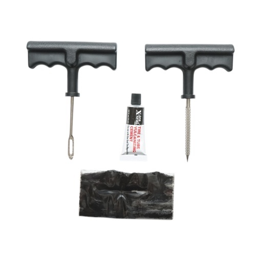 Kit vulcanizare anvelope tubeless la rece cu snur, adeziv, instrument inserare tip ac si alezor 27-003 X-TRA SEAL - Img 2