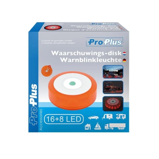 Lampa de avertizare si semnalizare 16+8LED portocaliu - Img 6