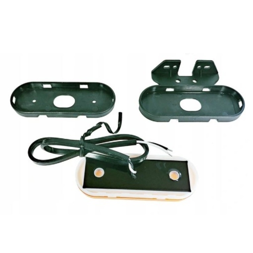 Lampa gabarit 121x47, LED, rosie, Fristom - Img 3