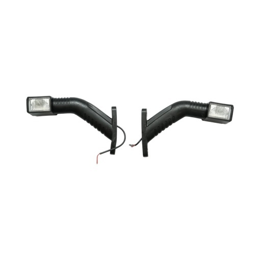 Lampa gabarit laterala LED cu brat 12V-24V 3 functii rosu-alb-galben 180mm Breckner Germany - Img 2
