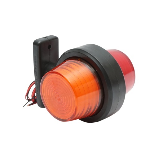 Lampa gabarit laterale LED NEON rosu-galben 12V-24V Breckner Germany - Img 4
