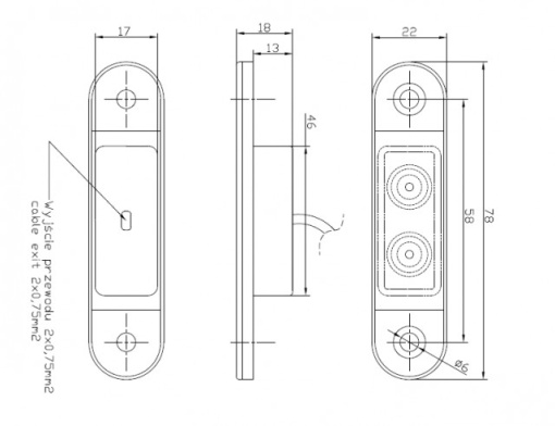Lampa LED marcaj lateral - Img 2