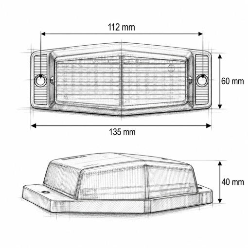 Lampa Led marcaj / semnalizare  - Img 2