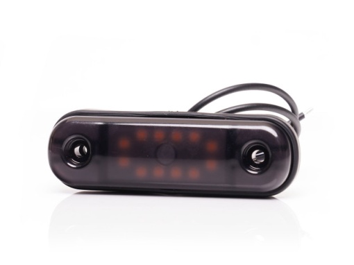 Lampa marcaj BLACK cu lumina alba 12 LEDURI 12/24V - Img 3