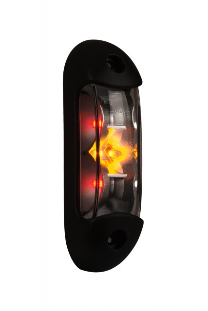 Lampa pozitie 12/24V portocaliu-rosu HORPOL - Img 2
