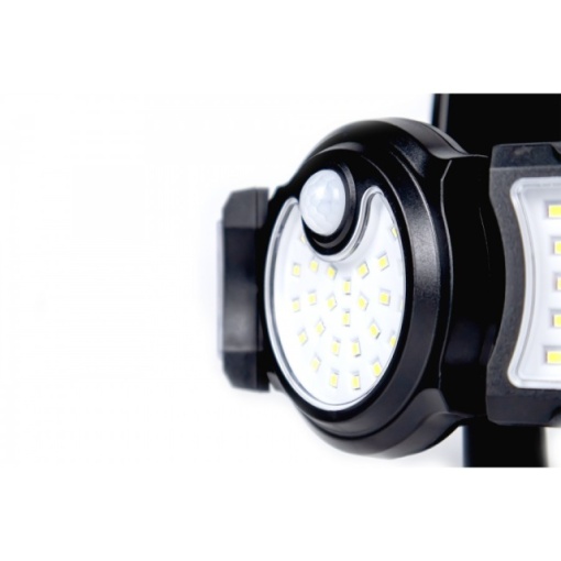 Lampa solara, 112 x LED, cu senzor de miscare, 3 capete rotative 360° - Img 8