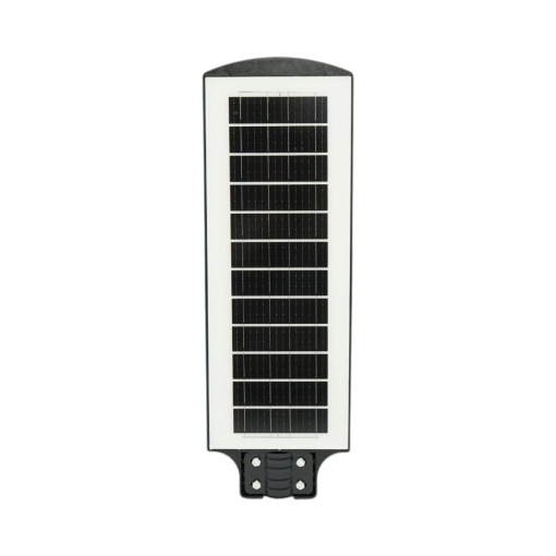 Lampa solara LED iluminat stradal 300W cu panou solar 18W, baterie LiFePO4 16000mAh, senzor miscare, telecomanda, prindere stalp IP65 Breckner Germany - Img 3