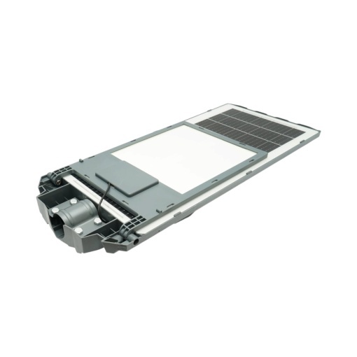 Lampa solara LED iluminat stradal 800W cu panou solar 40W, baterie LiFePO4 30000mAh, senzor miscare, telecomanda, prindere stalp IP65 Breckner Germany - Img 6