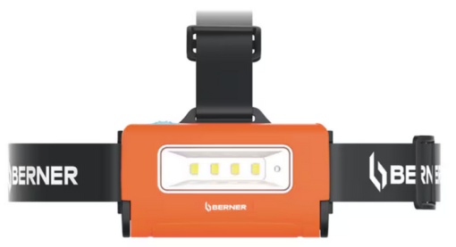 Lanternă de frunte 2 în 1 cu USB-C Berner - Img 2