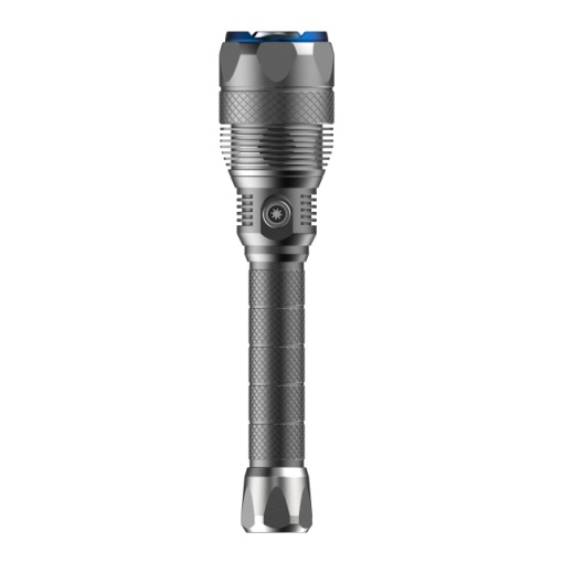 Lanterna PNI Adventure F20000 cu LED 138 W, 3 niveluri iluminare plus Turbo, 12000 lumeni, zoom, pana la 250 m, acumulator 5000 mAh, IPX7, functie Power BanK - Img 4